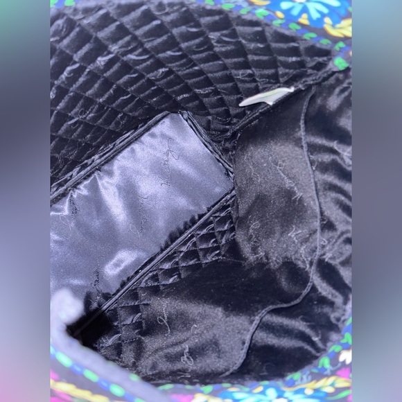 Vera Bradley Blue Floral Tote Bag - Picture 3 of 5